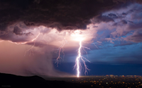 lightning reserch images in Tucson, Arizona by Warren Faidley
